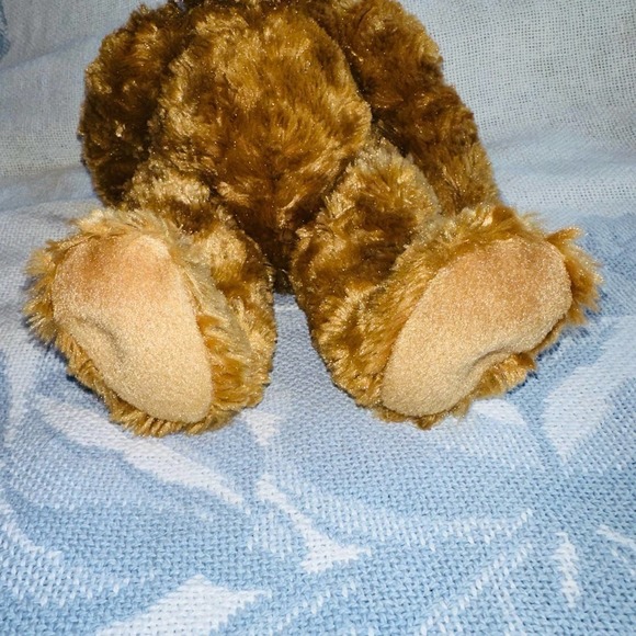 Excellent Condition Douglas Cuddle Toy 12” Fuzzy Carmel Teddy Bear - Picture 5 of 10